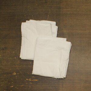 Hudson Park Italian Percale Long Staple Cotton Pillowcases White Standard Queen